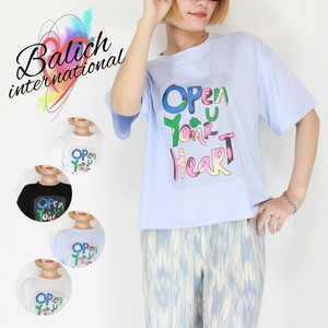 【2025年 新作 Tシャツ】オープンユアハート・カラフルロゴTシャツ