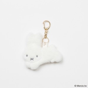 ★MIFFY BRUNA FLUFFY APPLIQUE　ダイカットポーチ　ウサギ