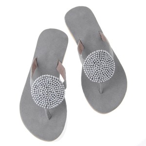 ★バリ島より入荷！★  ビーズデコレーションサンダル　matahari silver
