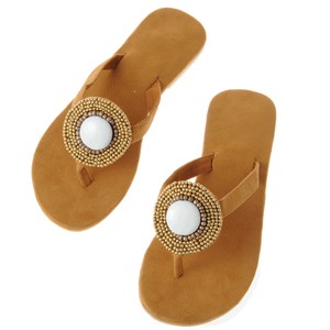 ★バリ島より入荷！★  ビーズデコレーションサンダル　matahari putih