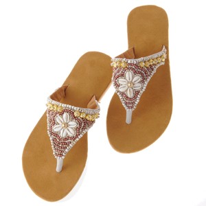 ★バリ島より入荷！★  ビーズデコレーションサンダル　bali