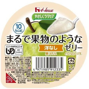 ハウスギャバン やさしくラクケア まるで果物のようなゼリー　洋なし
