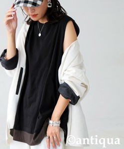 [antiqua] Tank Ladies fashion Tank Top 100% Cotton