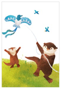 Postcard Otter