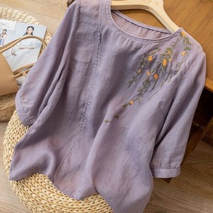 T-shirt Flower COLOR Cotton