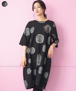Casual Dress 100% Cotton Polka Dot 7/10 length [2025 NEW]