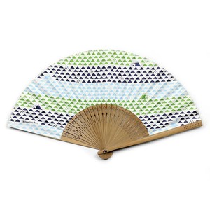 komon+ 和紙扇子 70型25間 うろこ富士 AW-KP-003