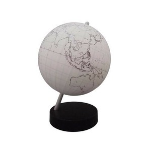 SHOWA GLOBES 地球儀 白地図タイプ 13cm 13-WTWP