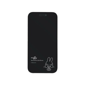 ミッフィー iPhone13〜15/13〜15Pro対応ガラススクリーンプロテクター ミッフィー MF-468B