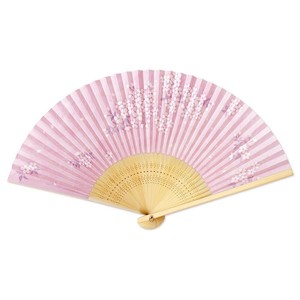 両面貼り 和柄扇子75型35間 桜風(おうか) AW361