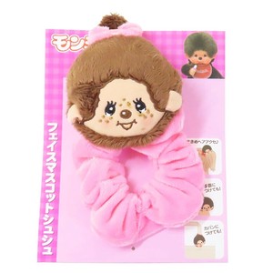 【ヘアアクセサリー】モンチッチ フェイスマスコットシュシュ モンチッチちゃん