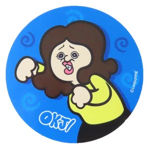 【ステッカー】パンパンくんの日常 耐水ステッカー オクジ 丸BL
