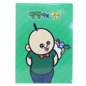 【A4クリアファイル】パンパンくんの日常 A4シングルクリアファイル ぱんぱん君 GR