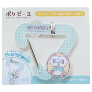 【キーホルダー】ポケットモンスター ダイカットアクリルカラビナホルダー ポケピース モクロー