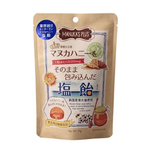 マヌカハニーをそのまま包み込んだ塩飴　75g