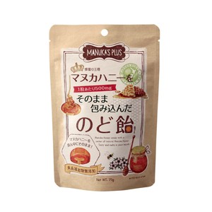 マヌカハニーをそのまま包み込んだのど飴　73g