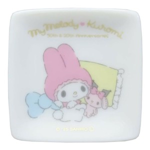 【小皿】マイメロディ＆クロミ プチ角小皿 マイメロディ50th＆クロミ20th マイメロディ