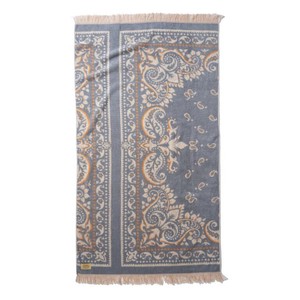 Cotton Pile Blanket / Bandana SAX（M）