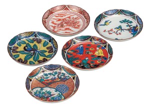 Kutani ware Small Plate Assortment 4.5-go