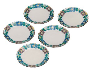 Kutani ware Small Plate Assortment 4.5-go