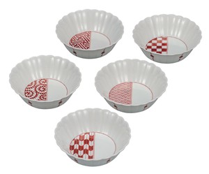 Kutani ware Side Dish Bowl Small Assortment 5-go