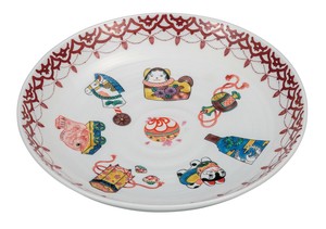 Kutani ware Main Plate 9-go