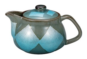 Kutani ware Teapot Light Blue