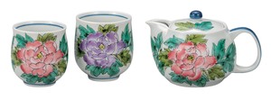 Kutani ware Teapot Peony