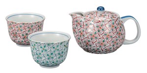 Kutani ware Teapot Flower Crest Teaware