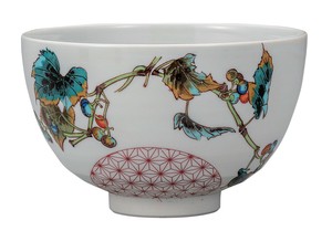 Kutani ware Drinkware Matcha Bowl