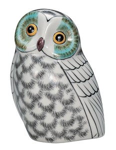 Kutani ware Object/Ornament White Owl
