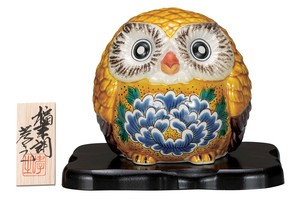 Kutani ware Object/Ornament Owl