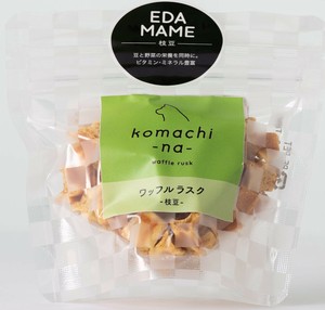 ［ドッグフード］ワッフルラスク 枝豆 秋田県産 komachi-na-／ペットフード 犬 おやつ