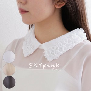 【2025SS新作入荷】フリル襟シアーブラウス　 skypink東京