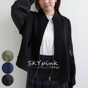 【2025AW新作入荷】MA-1風ジップアップブルゾン　 skypink東京