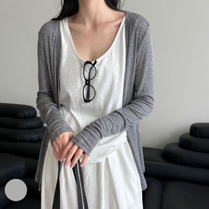Cardigan Tank Top S/S