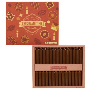 丸叶むらたのろうそく【CHOCOLATE TIME チョコレートキャンドル 56本入】