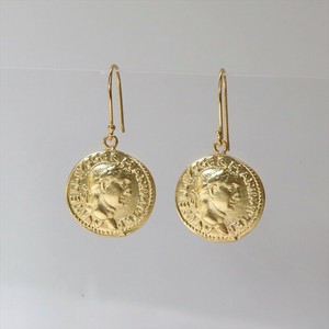 アンティークコインピアス 古代ローマ帝国 皇帝マクシミニス