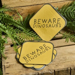 【特価品】フーティーバロー ペーパーナプキン16枚セット Beware Dinosaurs