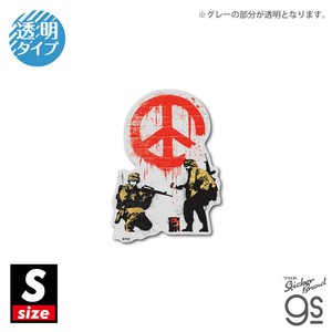 透明ステッカー Sサイズ CND Soldiers ブランダライズド お洒落 クリアカラー アート グッズ BNK005S