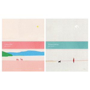 《予約：8月中旬入荷》【cozyca products】坂内拓 レターセット Lakeside&Homecoming
