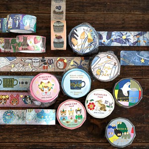 【cozyca products】箔押しマスキングテープ Aiko Fukawa&浅野みどり&Subikiawa.