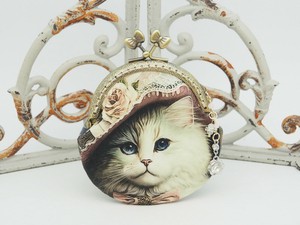 化妆包 口金包 猫儿历险记