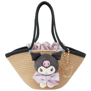 【スケーター】ぬいぐるみ付かご風バッグ 【クロミ】