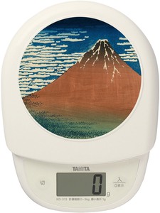 タニタ KD313FJ デジタルクッキングスケール 葛飾北斎 フジ 凱風快晴 日本製