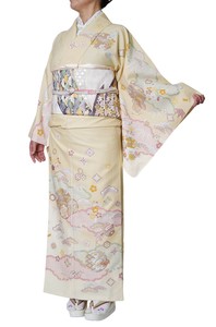 Kimono/Yukata Kimono Washable Made in Japan