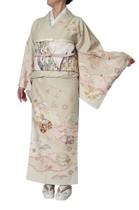 Kimono/Yukata Kimono Washable Made in Japan