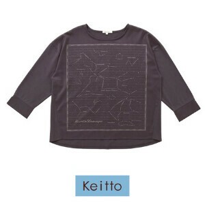 【★新商品 7月21日締切／8月下旬納品予定】レディース　星座プリント切り替えカットプルオーバー