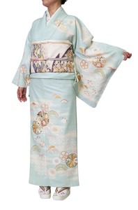 Kimono/Yukata Kimono Washable Made in Japan