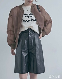 【全3色x2025年新色！】抜け感×立体感。軽やかに魅せるダンボールシアーMA-1　オーバーサイズジャケット